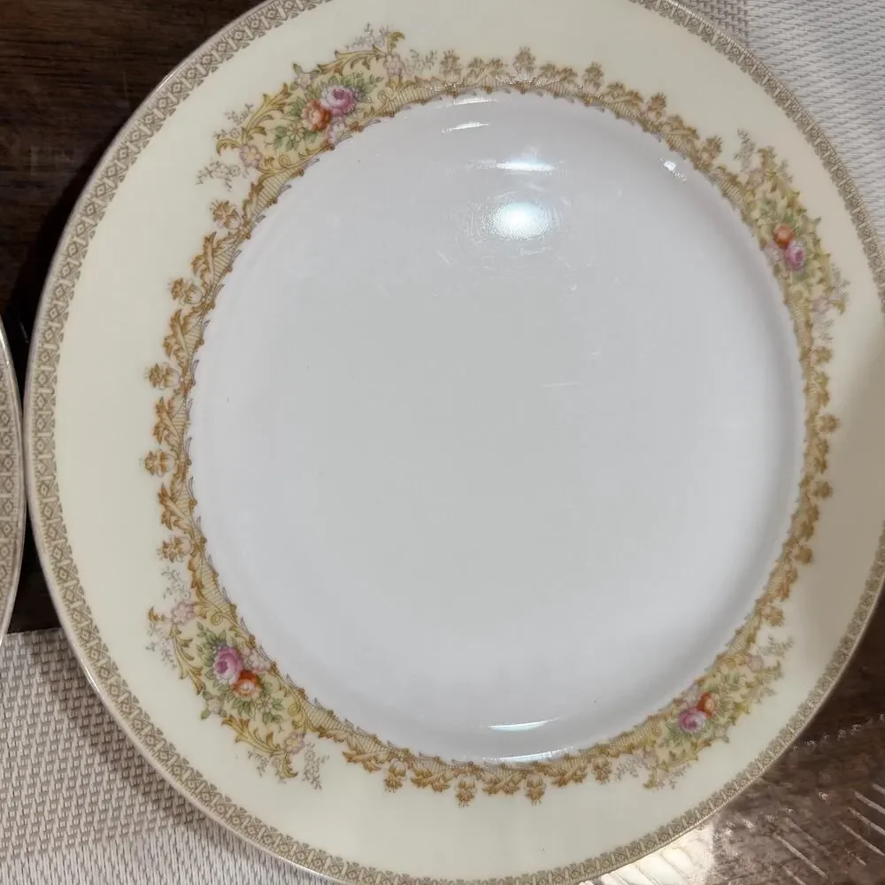 Vintage Meito China Salad Plate Made In Japan Set Of 4 - 8 Inches Diameter